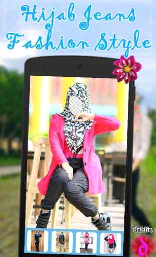 Hijab Jeans Fashion Style 4