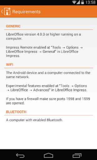 LibreOffice Impress Remote 4