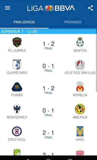Liga BBVA MX App Oficial 3