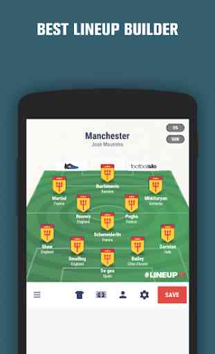 Lineup11 - equipa de futebol 2