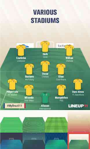 Lineup11 - equipa de futebol 4