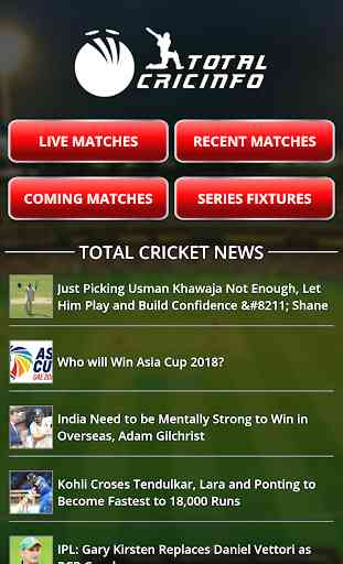 Live Cricket Scores & Updates -Total Cricinfo 1