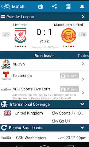 Live Futebol na TV App 1