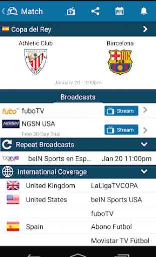 Live Futebol na TV App 3