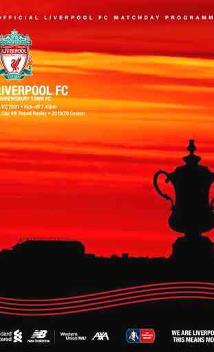 Liverpool  FC Programme 2