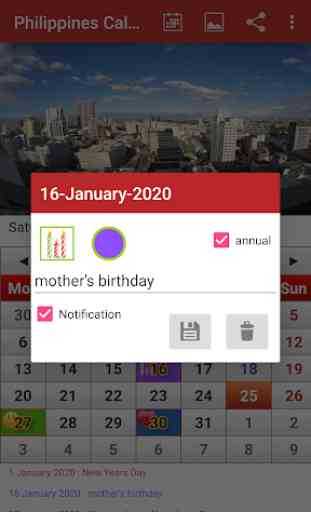 Philippines Calendar 2020 2