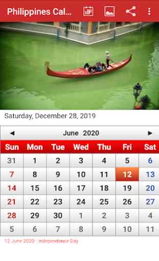 Philippines Calendar 2020 4