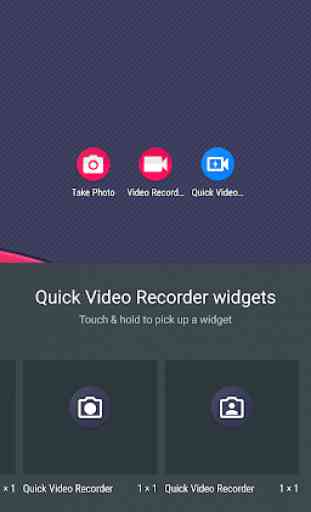 Quick Video Recorder - Background Video Recorder 2
