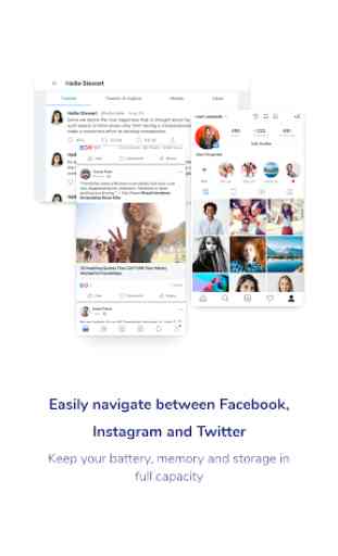 Social One - Facebook, Instagram & Twitter 2