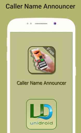 Apresentador de nome do chamador Flash on call SMS 1
