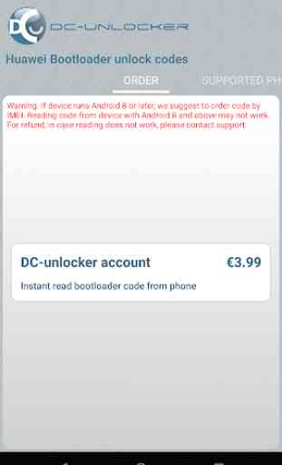 DC Huawei Bootloader Codes 1