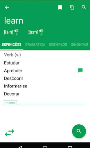 Dicionário Inglês-Português - Erudite 3