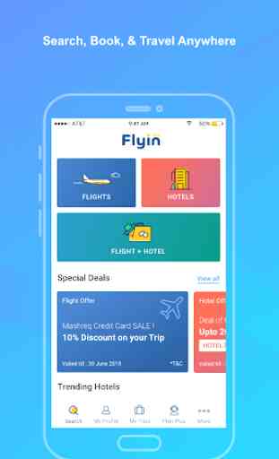 Flyin.com - Flights, Hotels & Travel Deals Booking 1