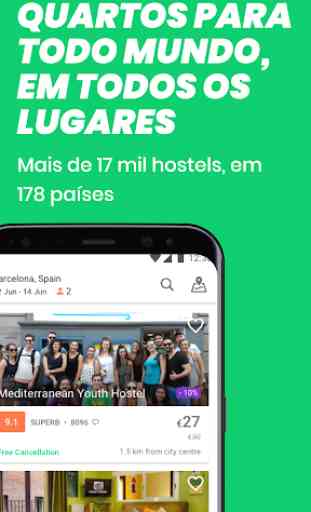 Hostelworld: Hostels e Pousadas – App de viagem 3