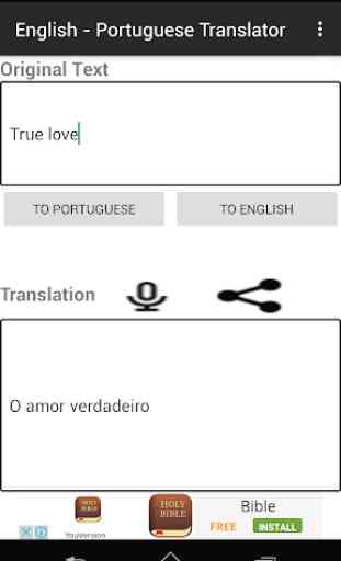 Português - Inglês Tradutor 1