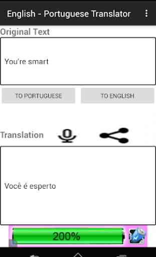 Português - Inglês Tradutor 4