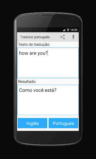 Português para Inglês Tradutor 1
