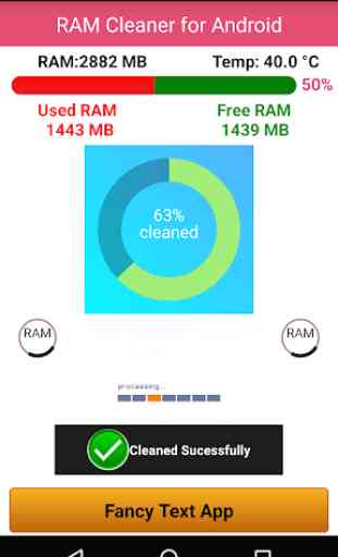 RAM Cleaner for Android 1