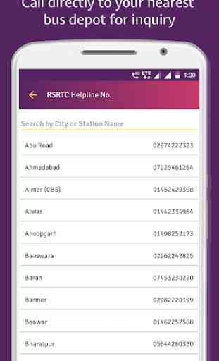RSRTC Bus Schedule, Bus Ticket, Time Table 4