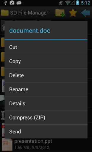 SD File Manager 2