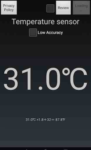 Sensor termômetro Celsius 1