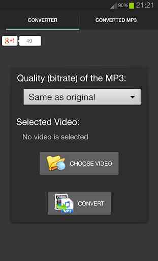 Vídeo para MP3 Converter 1