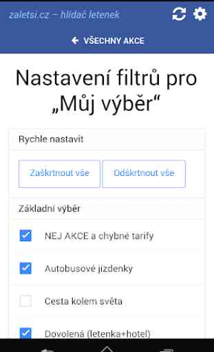 zaletsi.cz – hlídač letenek 4