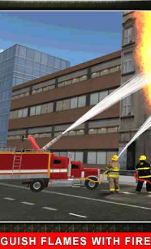 911 Fire Rescue Truck 3D Sim 2