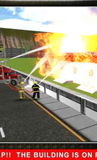 911 Fire Rescue Truck 3D Sim 4