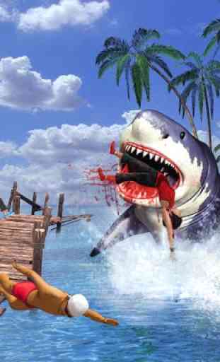 Angry Shark 3D Simulator Game 2
