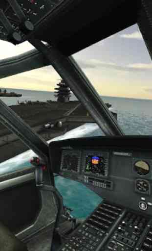 Carrier Helicopter Flight Simulator - Fly Game ATC 2