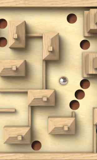 Clássico labirinto 3d - O quebra-cabeça de madeira 3
