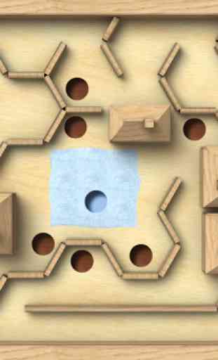 Clássico labirinto 3d - O quebra-cabeça de madeira 4