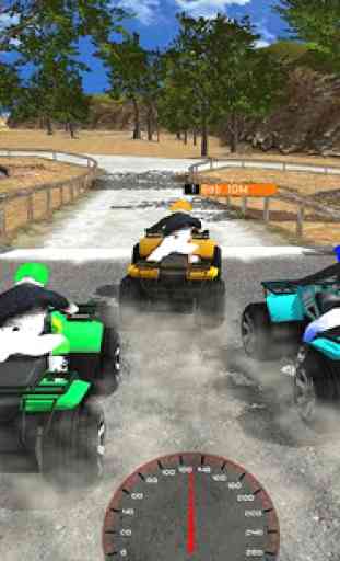 corrida off-road quad atv rider: jogo de carro 4