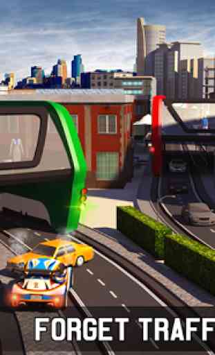 Elevado Ônibus 3D: Futuristic Bus Simulator 2018 3