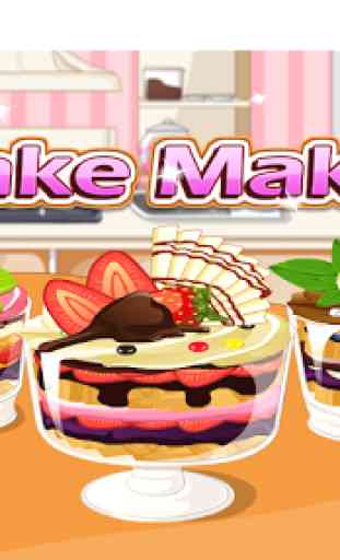 Faça um bolo - Jogos Culinária 1