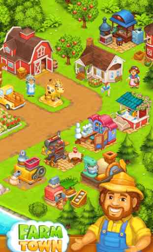 Fazenda Farm: Feliz agricultura dia & Comida jogos 2