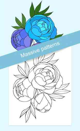 Flowers Coloring Books 3