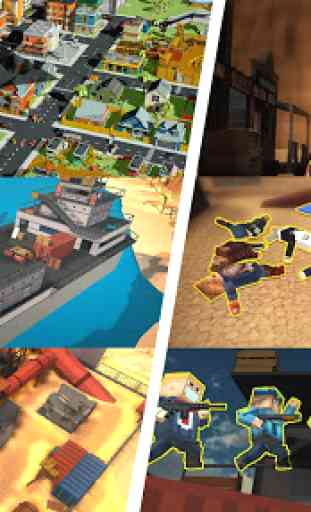 Fúria de Pixel: 3D Multiplayer 3