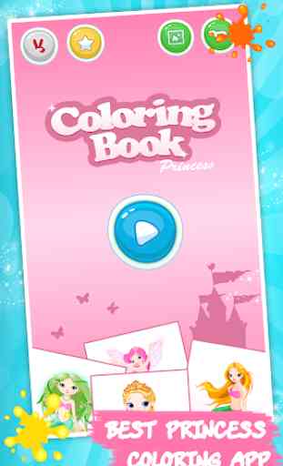 Livro de colorir para crianças: Princesas 4