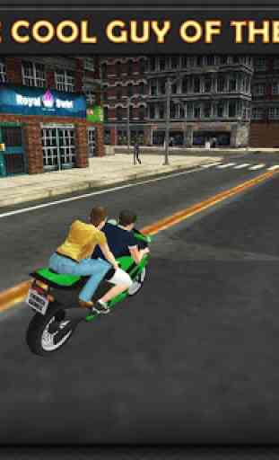 Moto Rider 3D: Mission City 3