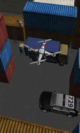 Polícia Drone Flight Simulator 1
