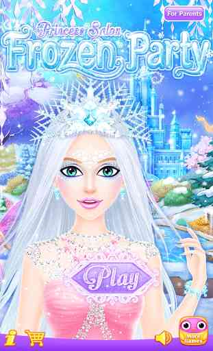 Princess Salon: Frozen Party 1