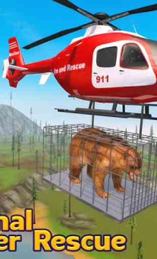 resgate de animais: helicóptero do exército 1
