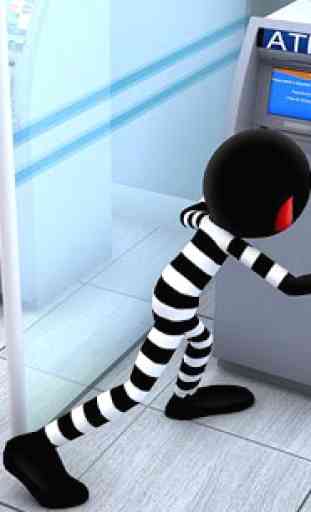 Stickman Bank Robbery Escape 1
