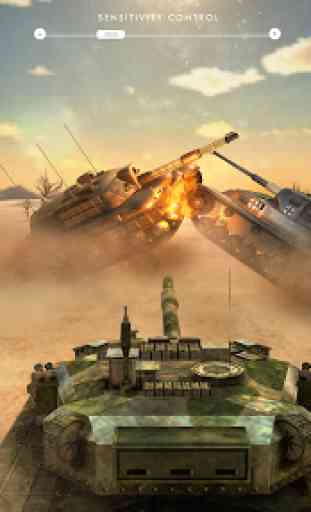 Tanque de Guerra Ataque 3D 1