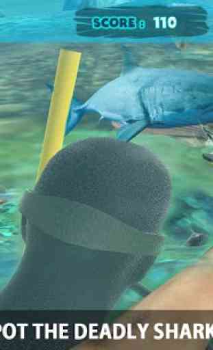 Tubarão Ataque Lança pesca 3D 1