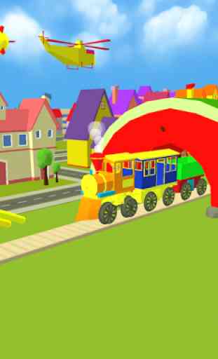 3D Jogo de trem de brinquedo 2