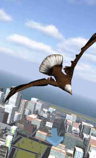 Águia Pássaro Cidade Simulator 1