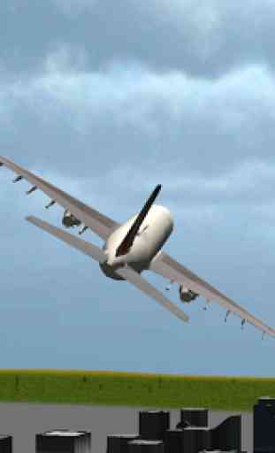 Avião simulador de vôo 3D 4